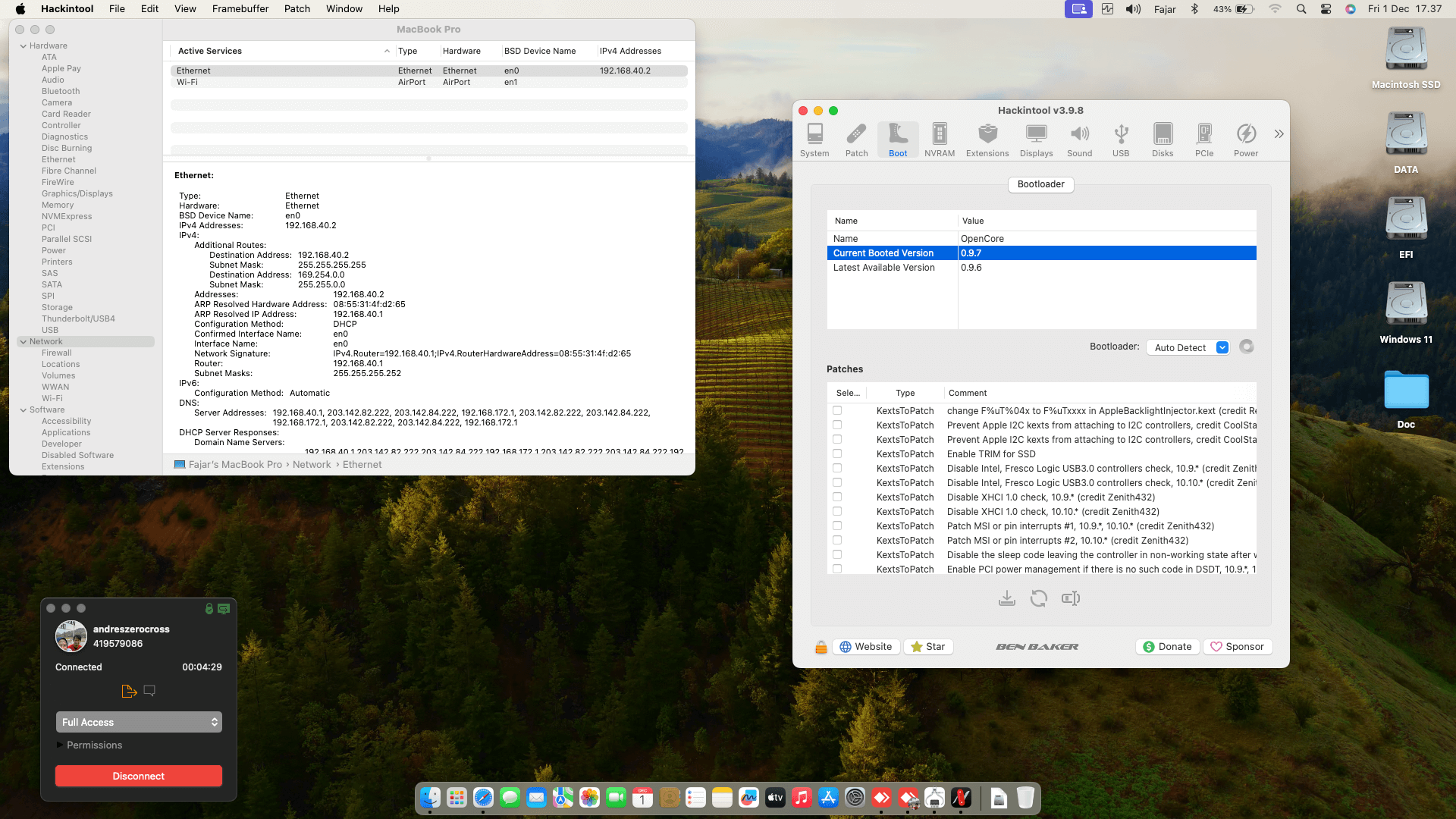 MSI Gaming GP66 Leopard 10UE 2781D [CometLake   Intel UHD 630 + PS2]   OpenCore 1